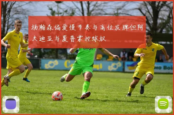 杨瀚森偏爱慢节奏与高位发牌但阿夫迪亚与夏普掌控球权